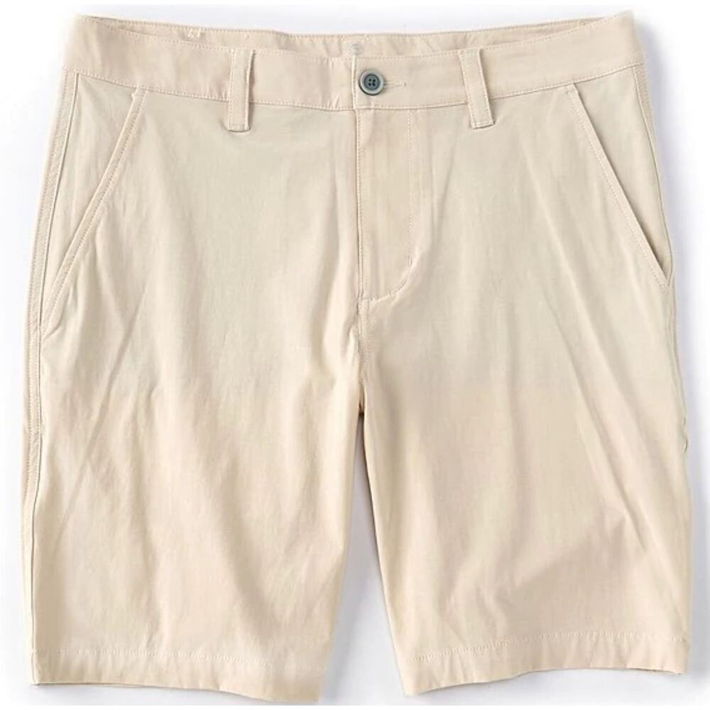 Southern Tide Mens T3 Flat Front Gulf Shorts Size 40 9" Inseam Stone Khaki